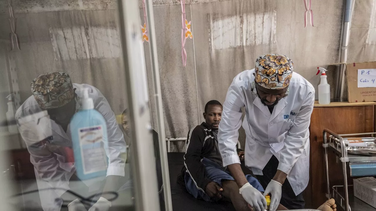 Hospitals in eastern Congo are crowded with wounded and exhausting their supplies