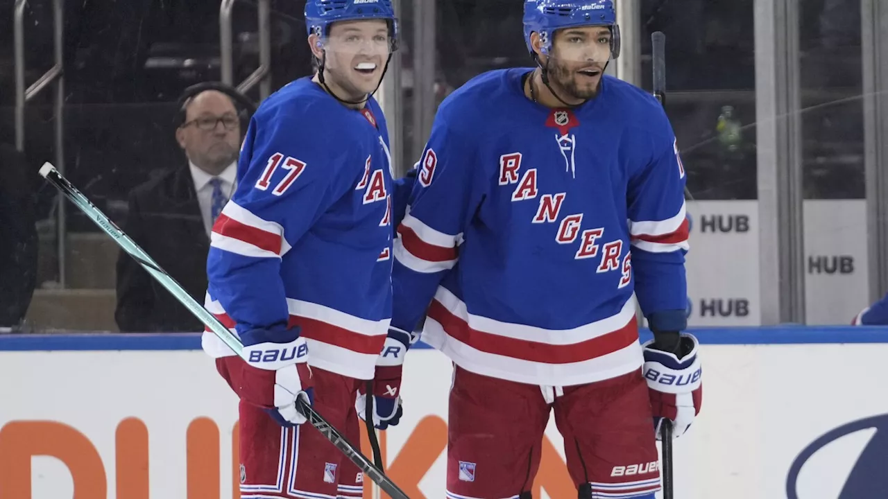 K'Andre Miller gets go-ahead goal, Jonathan Quick gets 400th win as Rangers beat Golden Knights 4-2