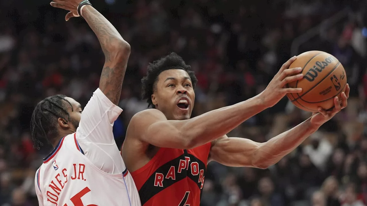 RJ Barrett scores 20 points as Raptors beat Clippers 115-108 for 8th win in 10 games