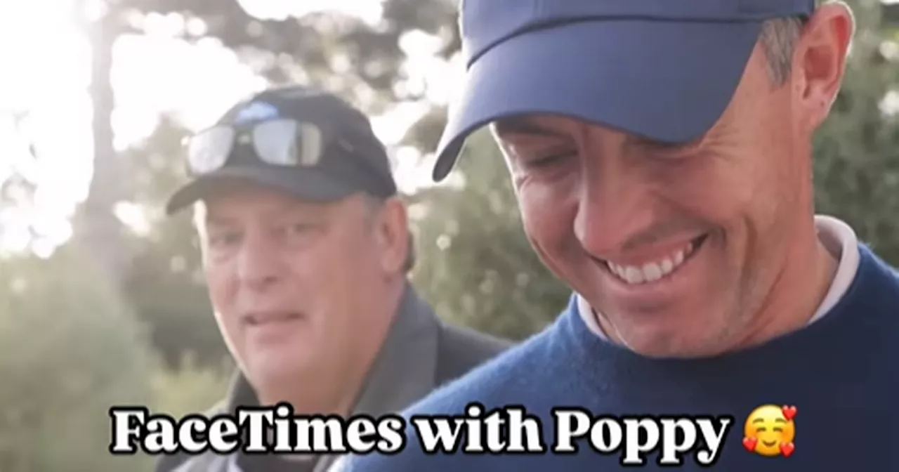 Watch Rory McIlroy's adorable video from daughter Poppy after Pebble Beach win