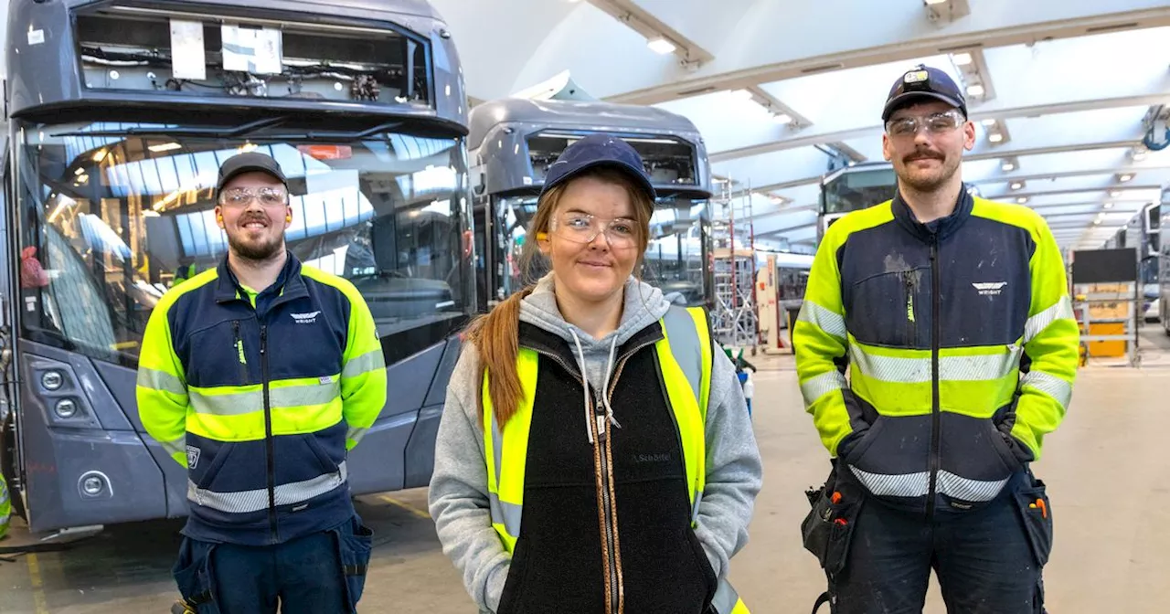 Wrightbus to hire a further 60 apprentices at Ballymena base