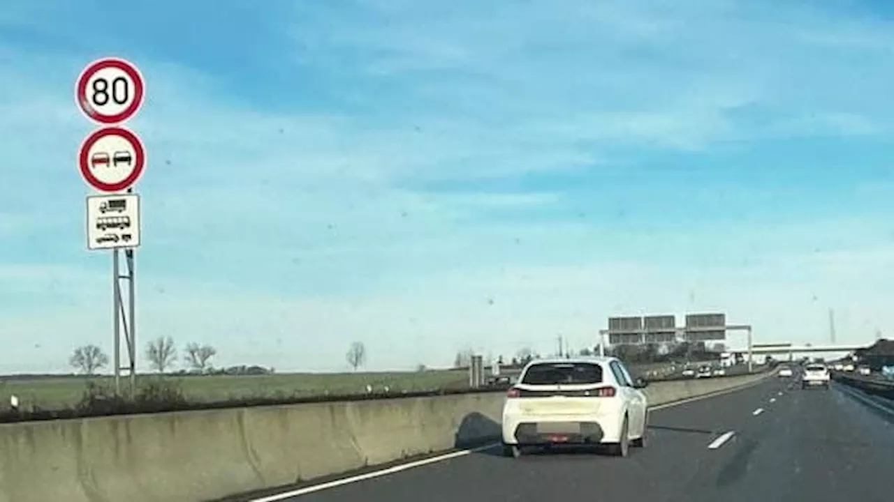 Schilder-Salat auf A 9: Welches Verkehrszeichen gilt hier für wen?