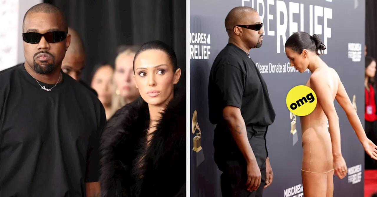 Kanye West and Bianca Censori Leave Grammys After Naked Red Carpet Appearance