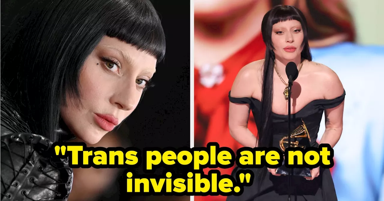 Trans People Are Not Invisible: Lady Gaga's Grammy Shoutout to the Trans Community