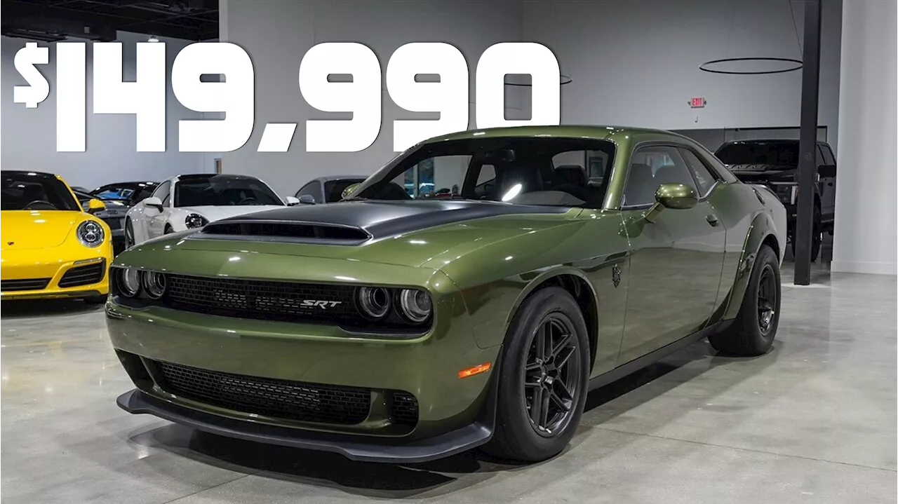 Dodge Challenger Demon 170 Prices Plummet to Under $150,000