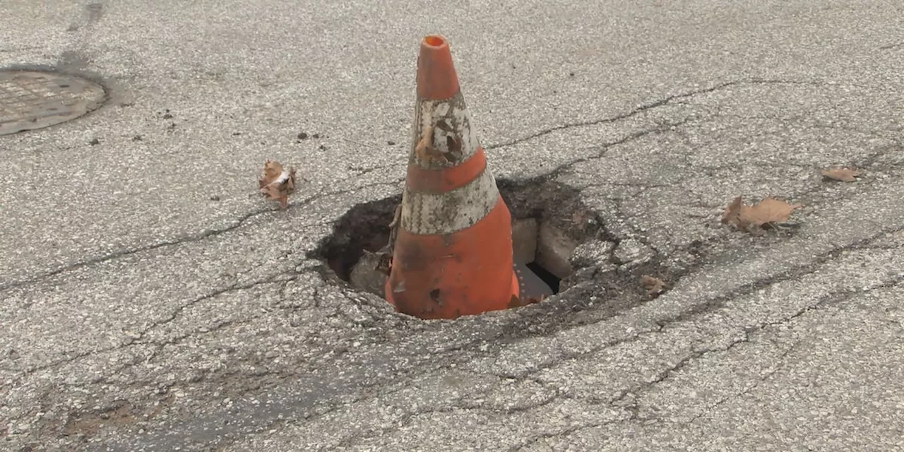 Massive Hole Opens in Cleveland's Tremont Neighborhood