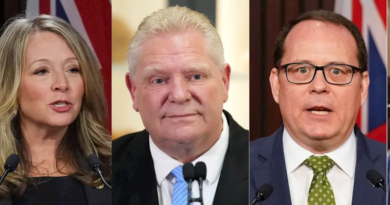 Ontario Party Leaders Face Trade War as Election Campaign Heats Up