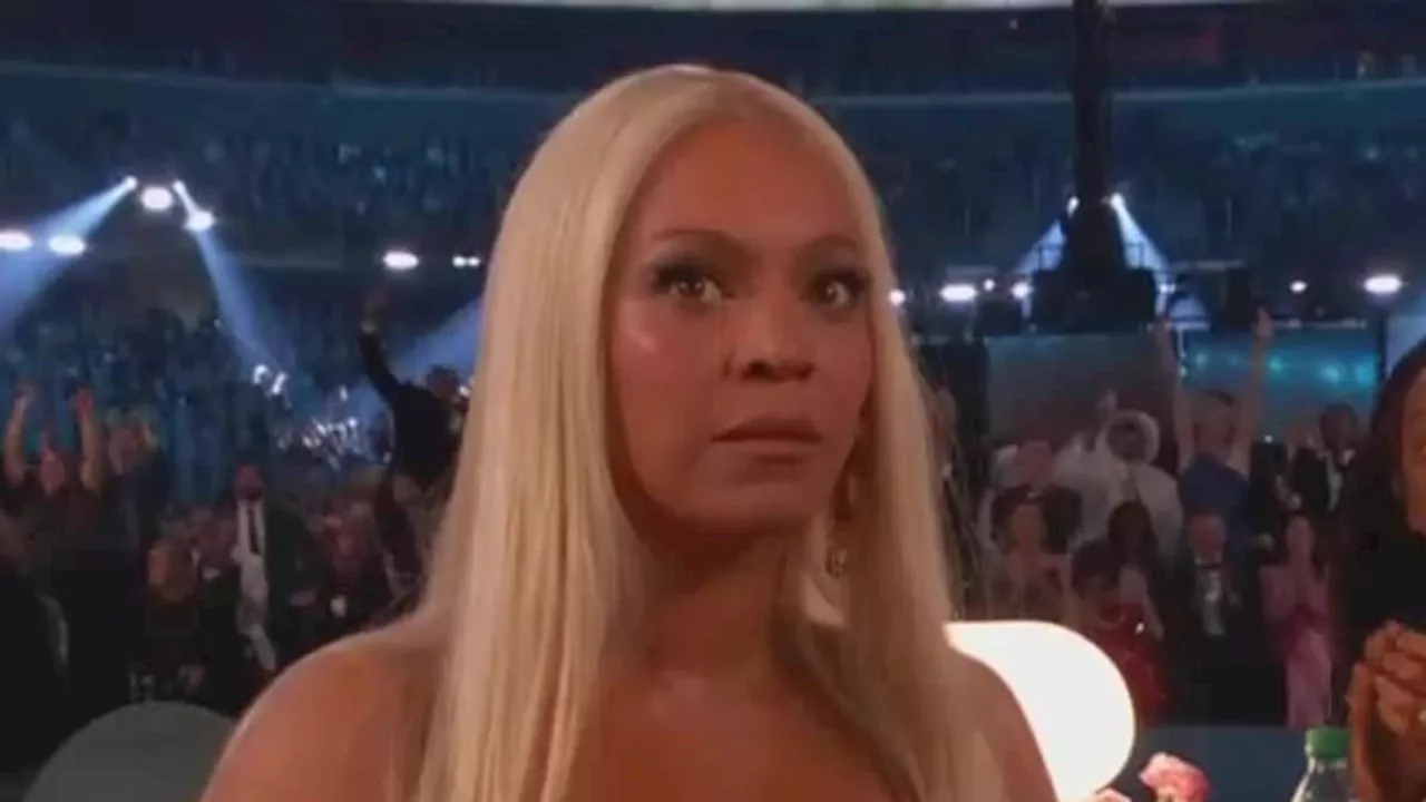 Beyonce's shock Grammys 2025 reaction mocked as she sparks new meme winning Best Country Album