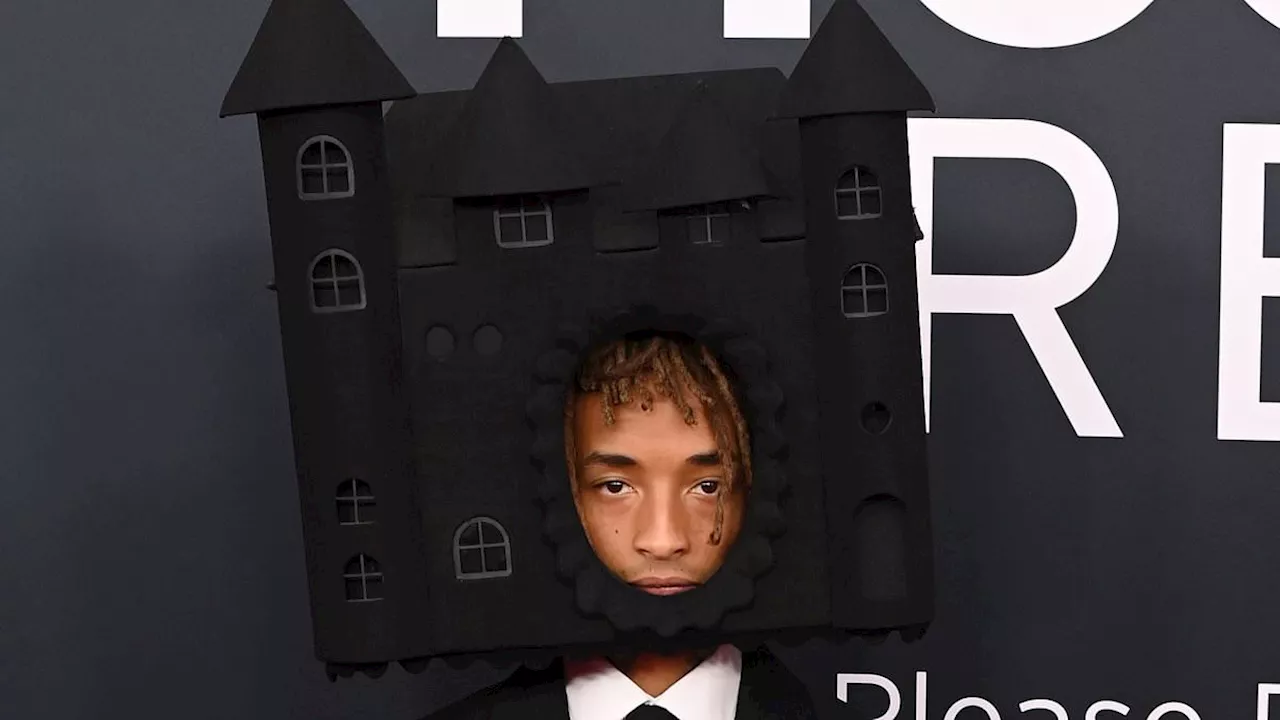 Jaden Smith's 'Haunted Minecraft' Hat Steals the Show at 2025 Grammys