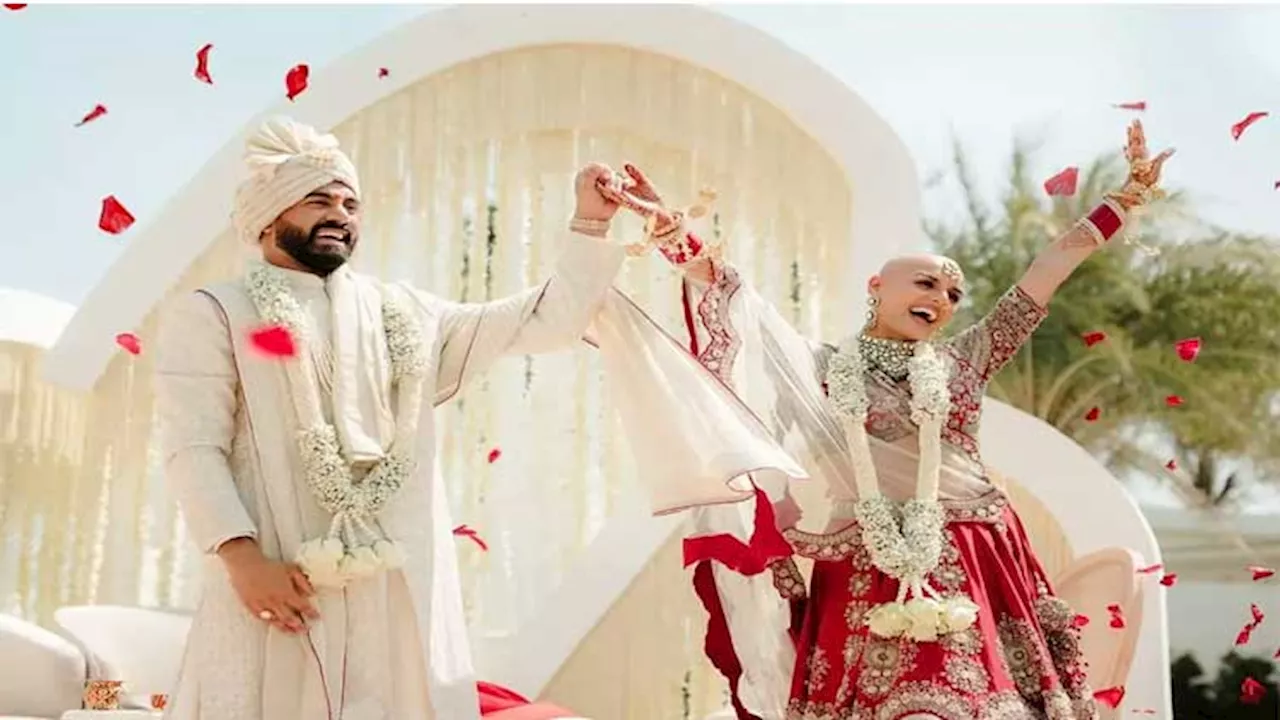 WATCH: Bald bride breaks societal barriers at her wedding