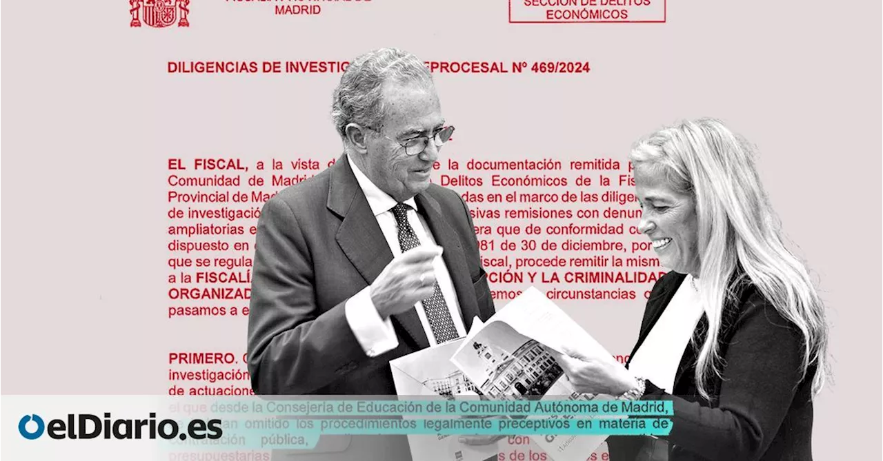 El principal sospechoso del 'Caso FP' implica a la Consejería de Educación de Ayuso en la presunta prevaricación