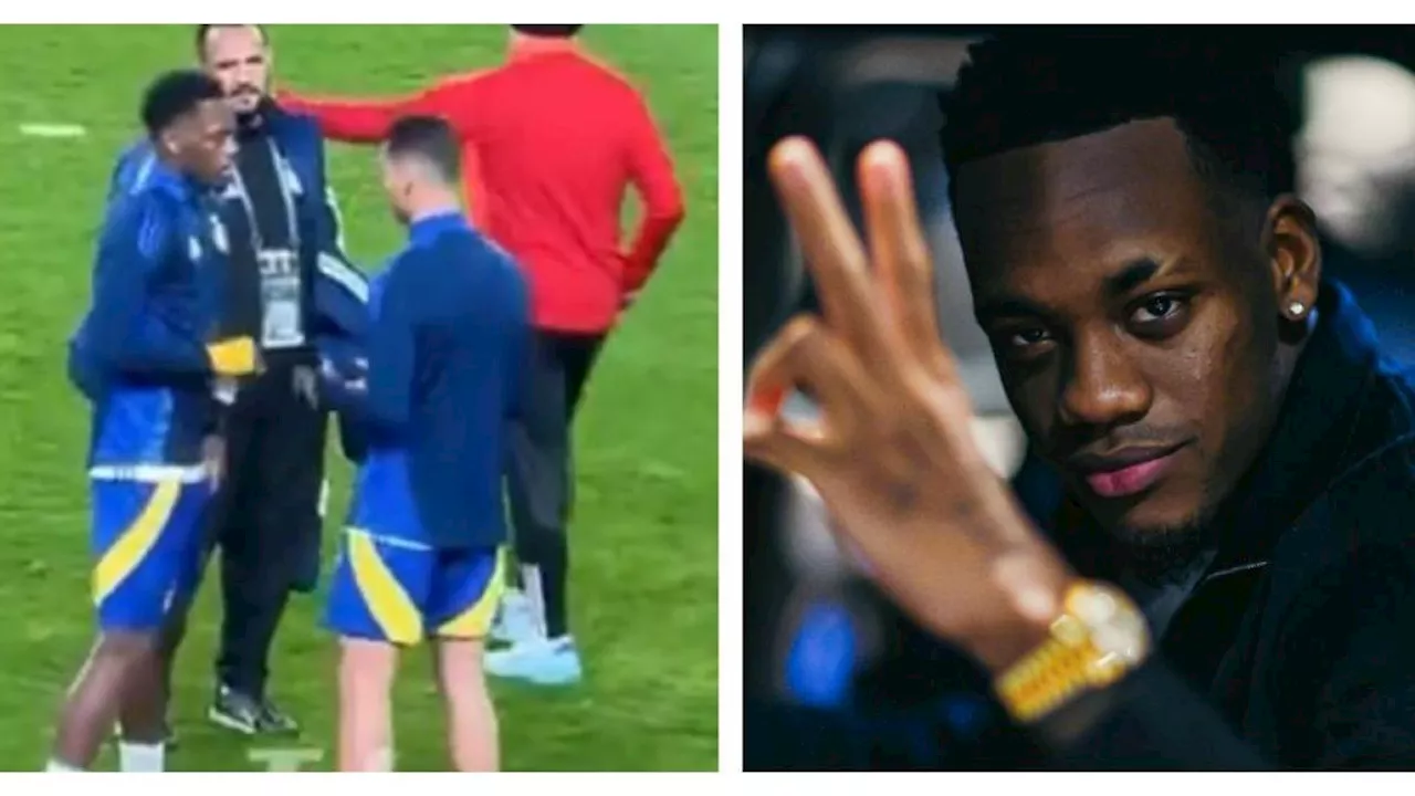 Jhon Jader Durán debutó con Al Nassr y compartió cancha con Cristiano Ronaldo
