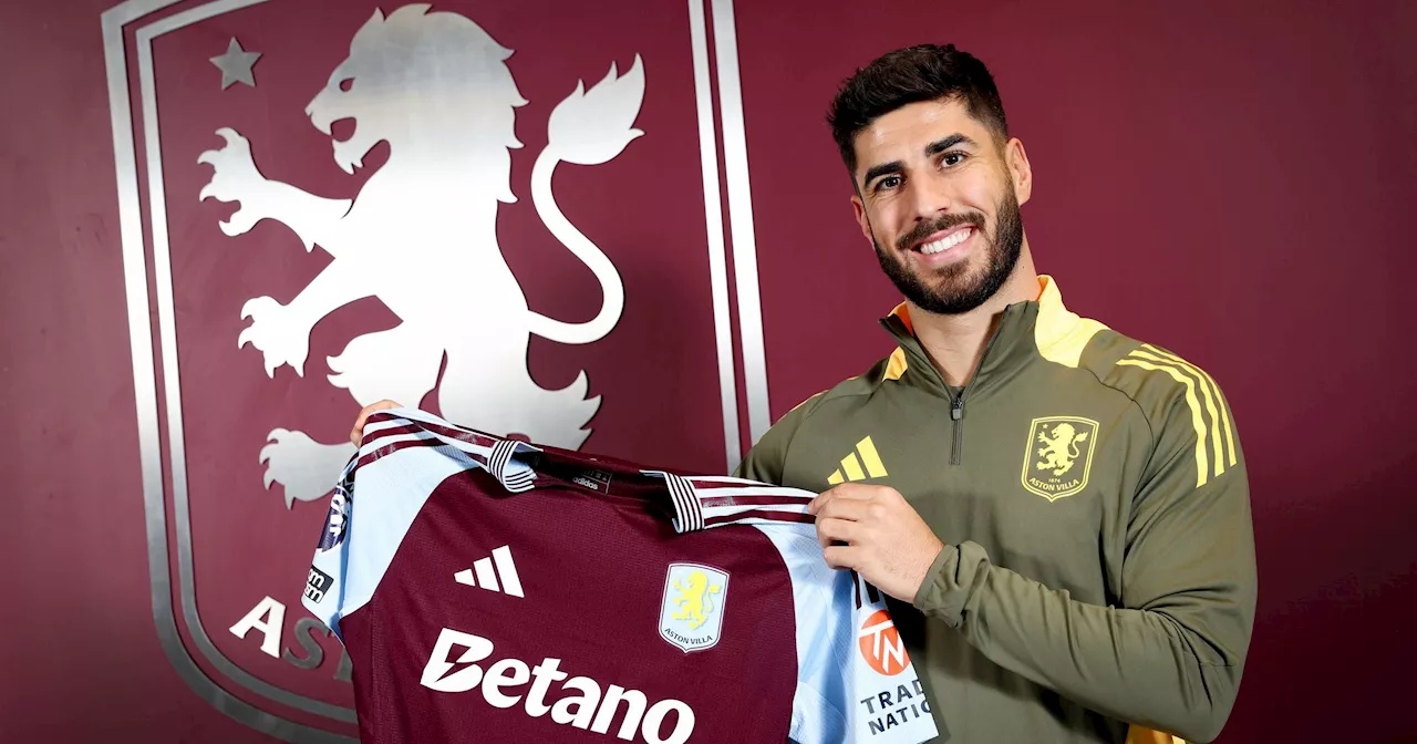 Marco Asensio prêté à Aston Villa