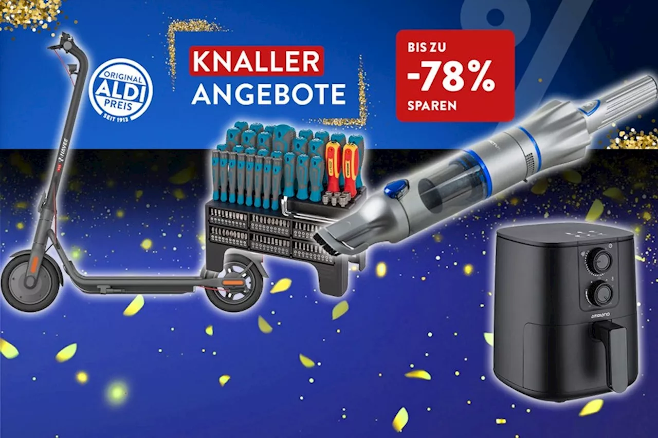 Knaller Angebote im ALDI Onlineshop: Spare bis zu 78%!