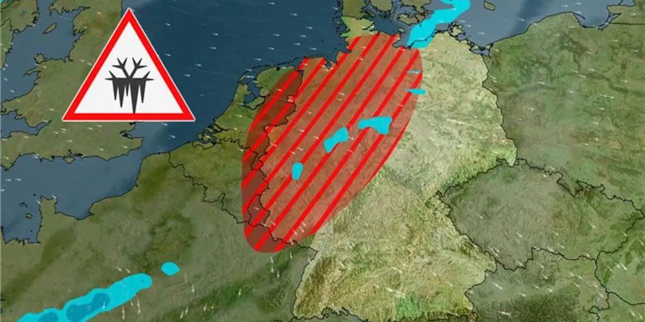 Vorsicht auf den Straßen durch Blitzeis und Schneefall