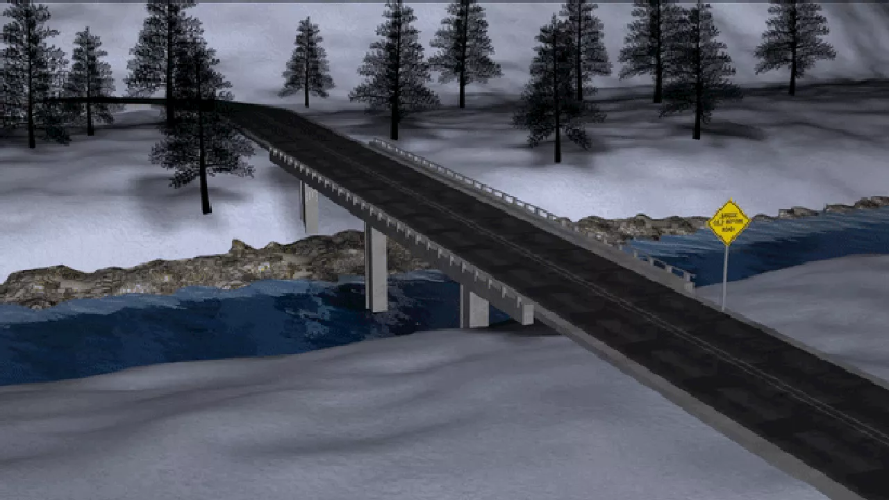 Why Bridges and Overpasses Freeze Before Roads