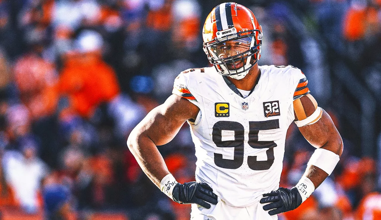 Browns star Myles Garrett requests trade after eight seasons