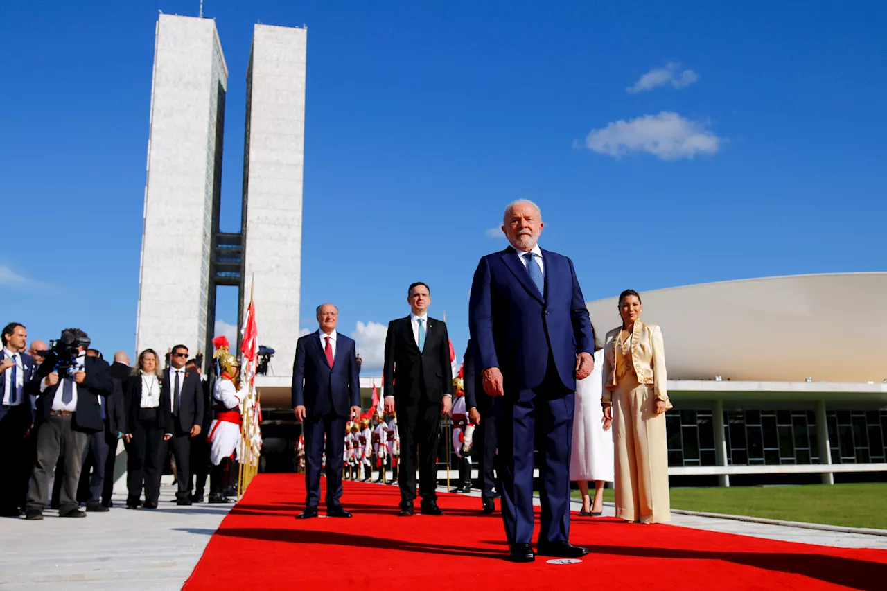 Motta e Alcolumbre se reúnem com Lula em 1º dia útil à frente do Congresso