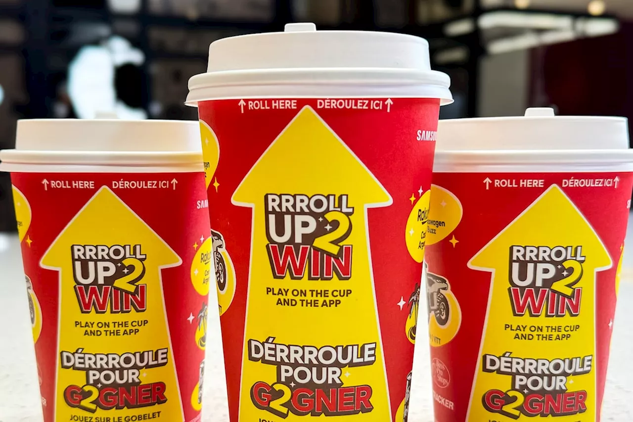 Tim Hortons Brings Back Roll Up the Rim Cups