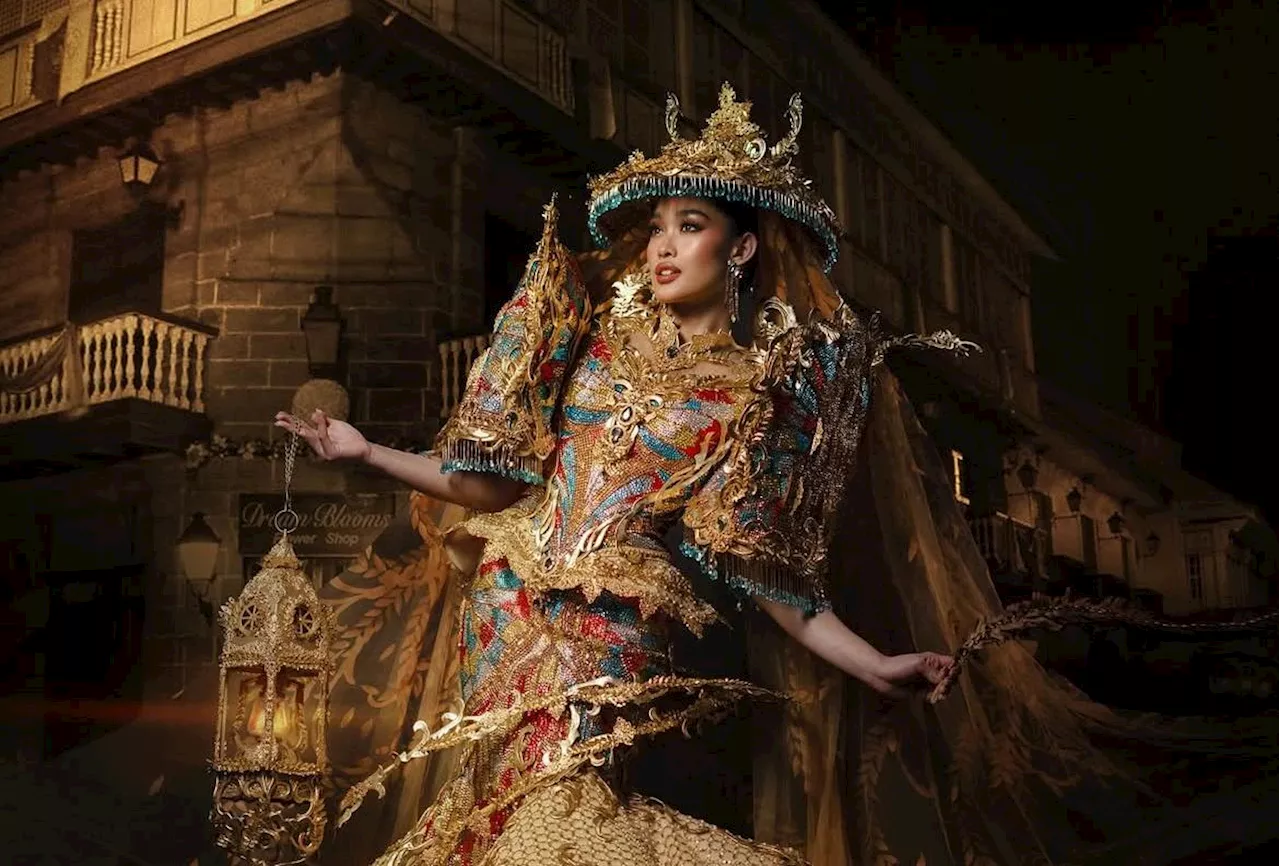 Dia Mate Unveils Stunning National Costume for Reina Hispanoamericana 2025