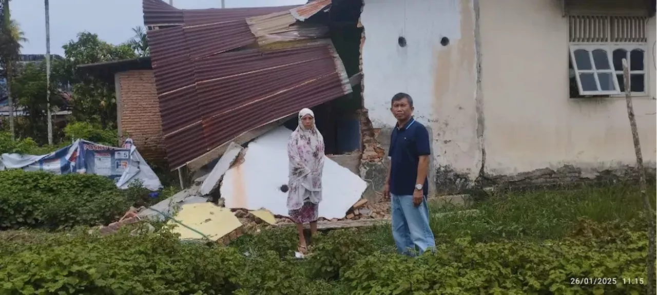 Sebanyak 122 Rumah di Kolaka Timur Rusak Diguncang Rentetan Gempa