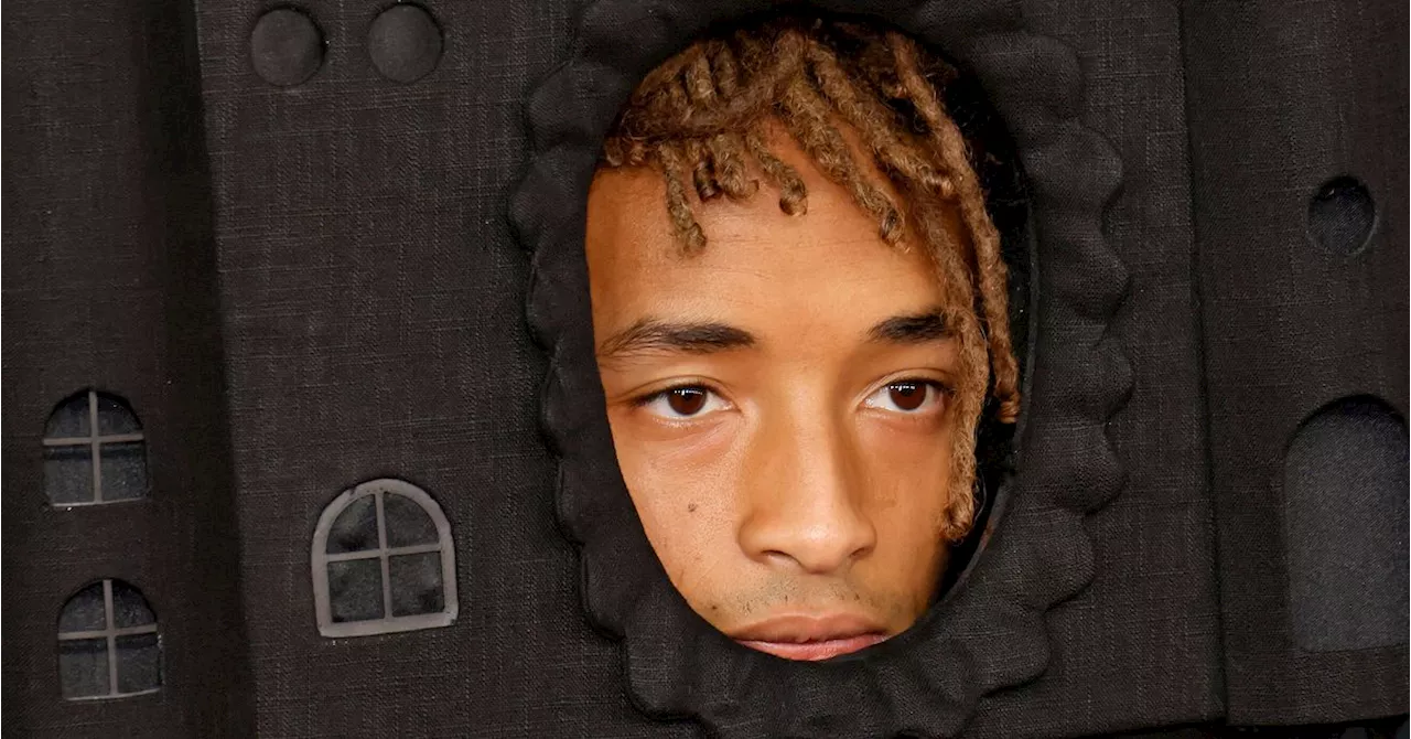 Jaden Smith Wows in Haunted House Headpiece at the Grammy Awards