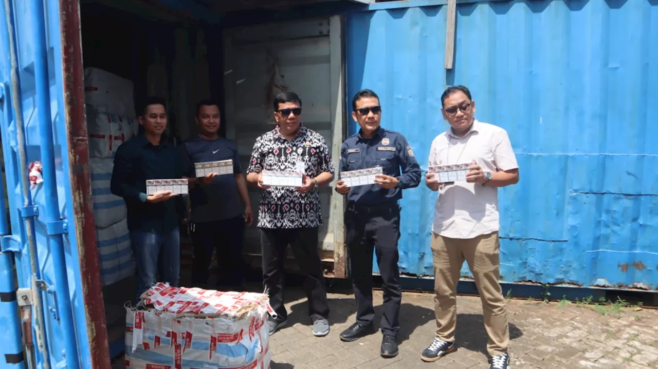 Bea Cukai Kendari dan Kejari Kendari Sinergi Memberantas Peredaran Rokok Ilegal