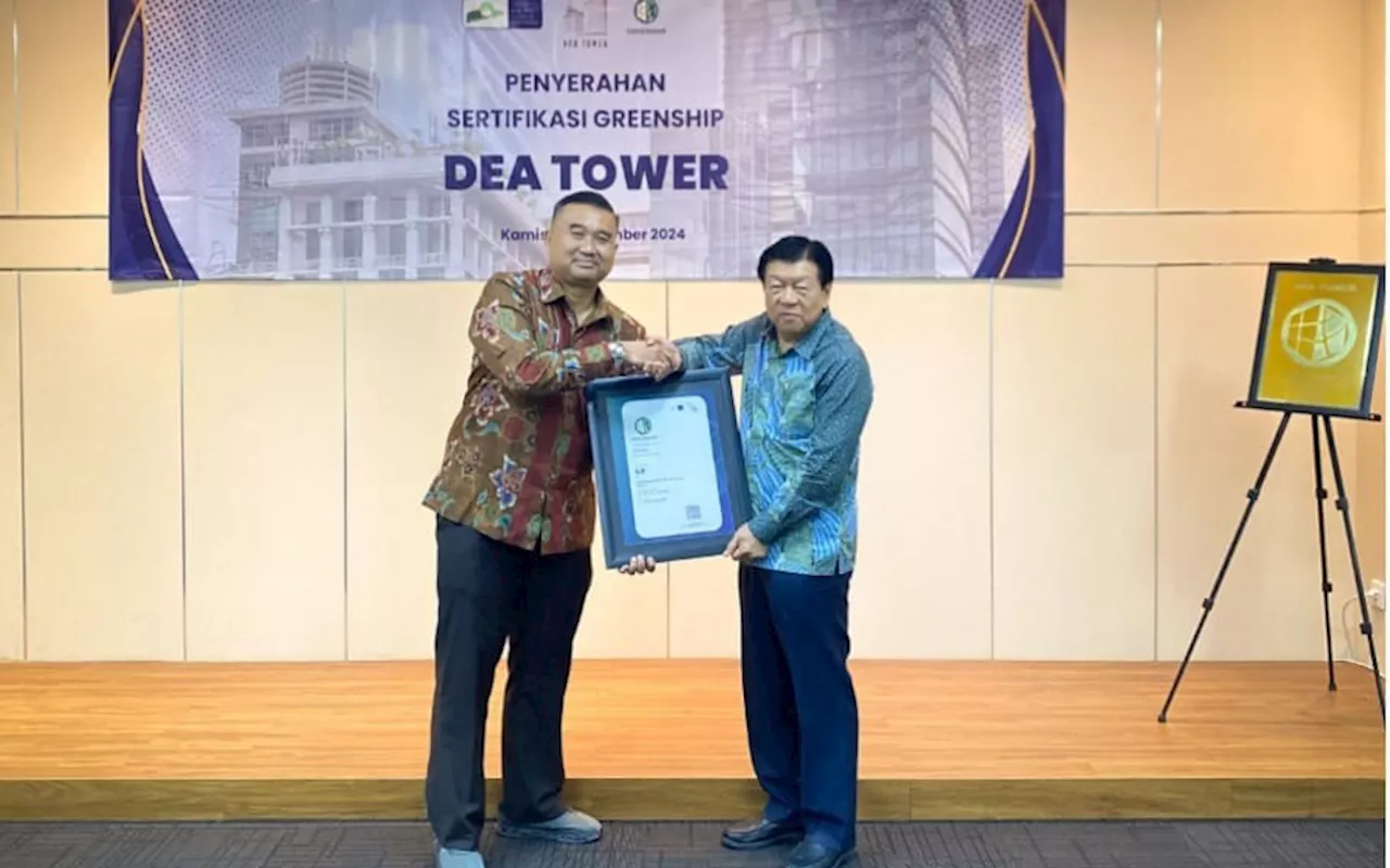 DEA Tower Raih Sertifikasi Greenship Emas