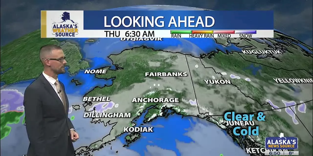 Ridge across Alaska will keep much of the state quiet this week, with warmer weather