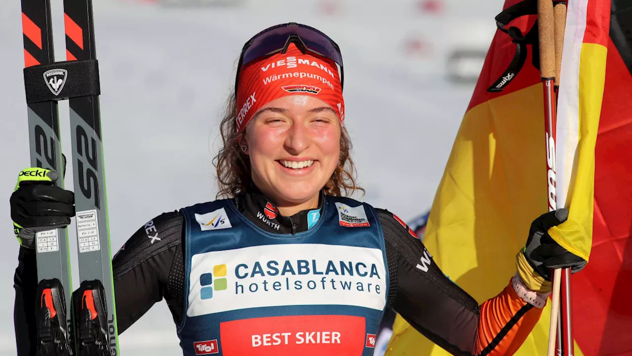 Nathalie Armbruster gewinnt Seefeld-Triple und übernimmt Weltcup-Führung