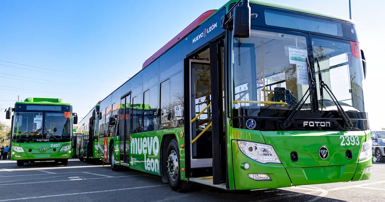 Nuevo León fortalece transporte público con entrega de 40 nuevas unidades para la Ruta 223