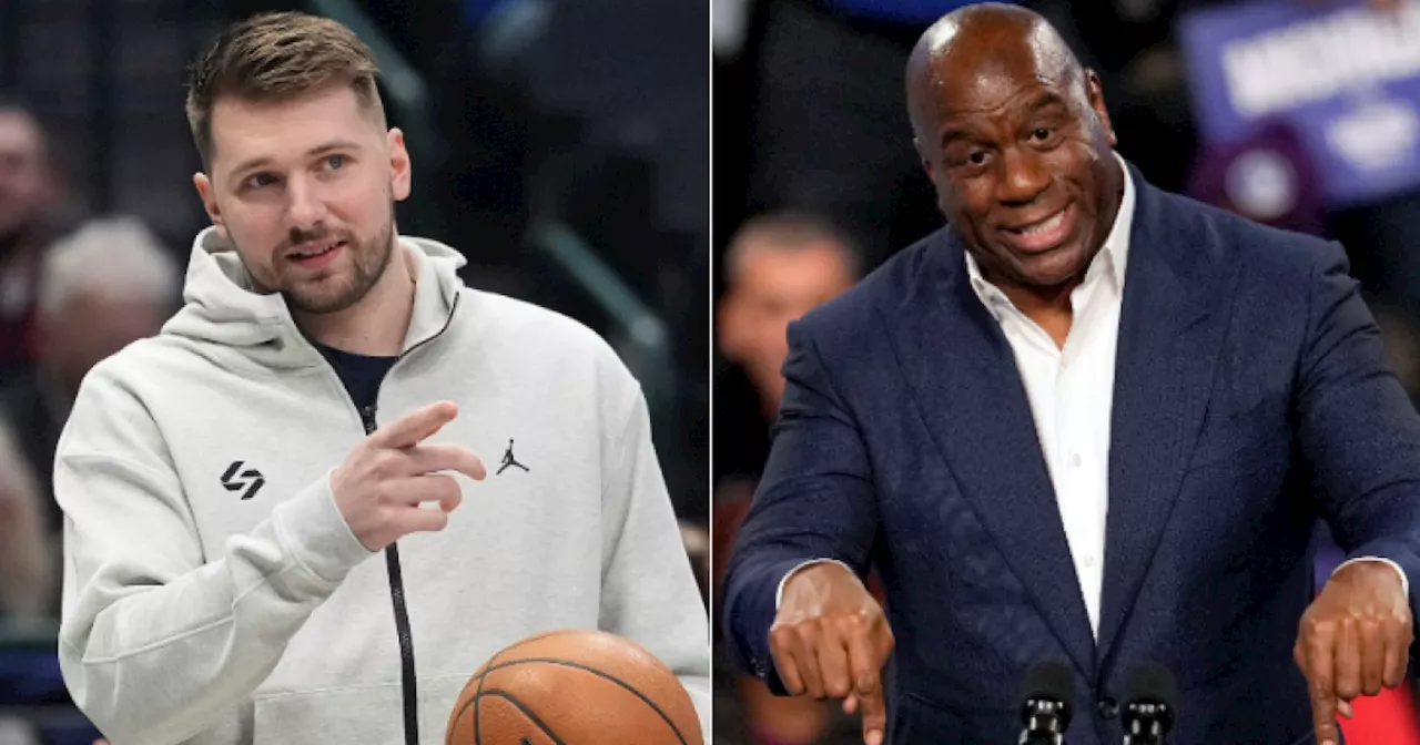 Magic Johnson Ecstatic Over Lakers' Doncic Acquisition, Sees Championship Potential