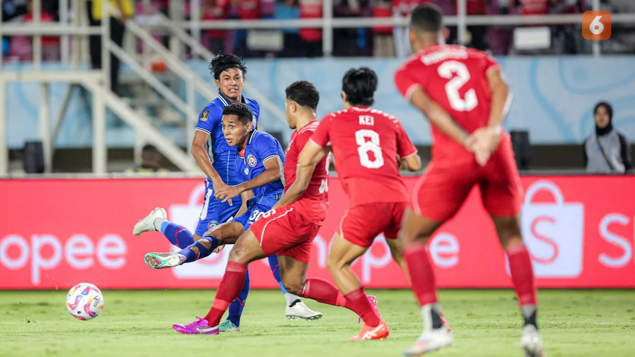 Arema FC Tumpas Bali United 1-0, Raih Kemenangan Beruntun