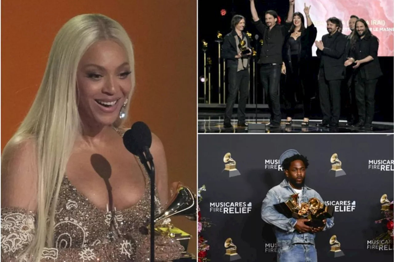 Grammy Awards 2025 : Beyoncé enfin sacrée, Kendrick Lamar plebiscité, les Français de Gojira récompensés