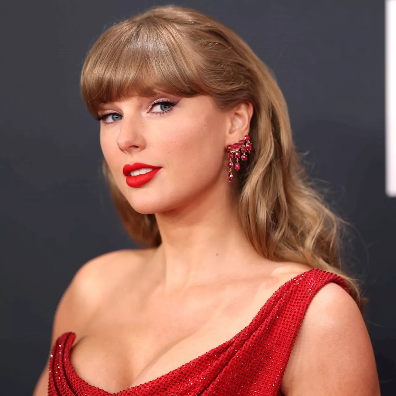 Taylor Swift's Red-Hot Corseted Mini Dress at the 2025 Grammys Hints at a New Style Era