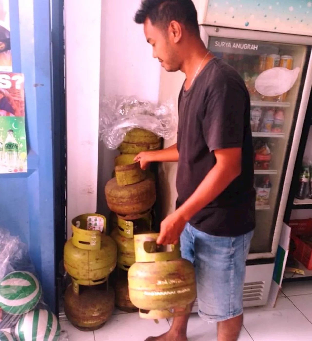 Penjual Gas Meloncur 3 Kg di Klaten Keluhkan Larangan Pemerintah