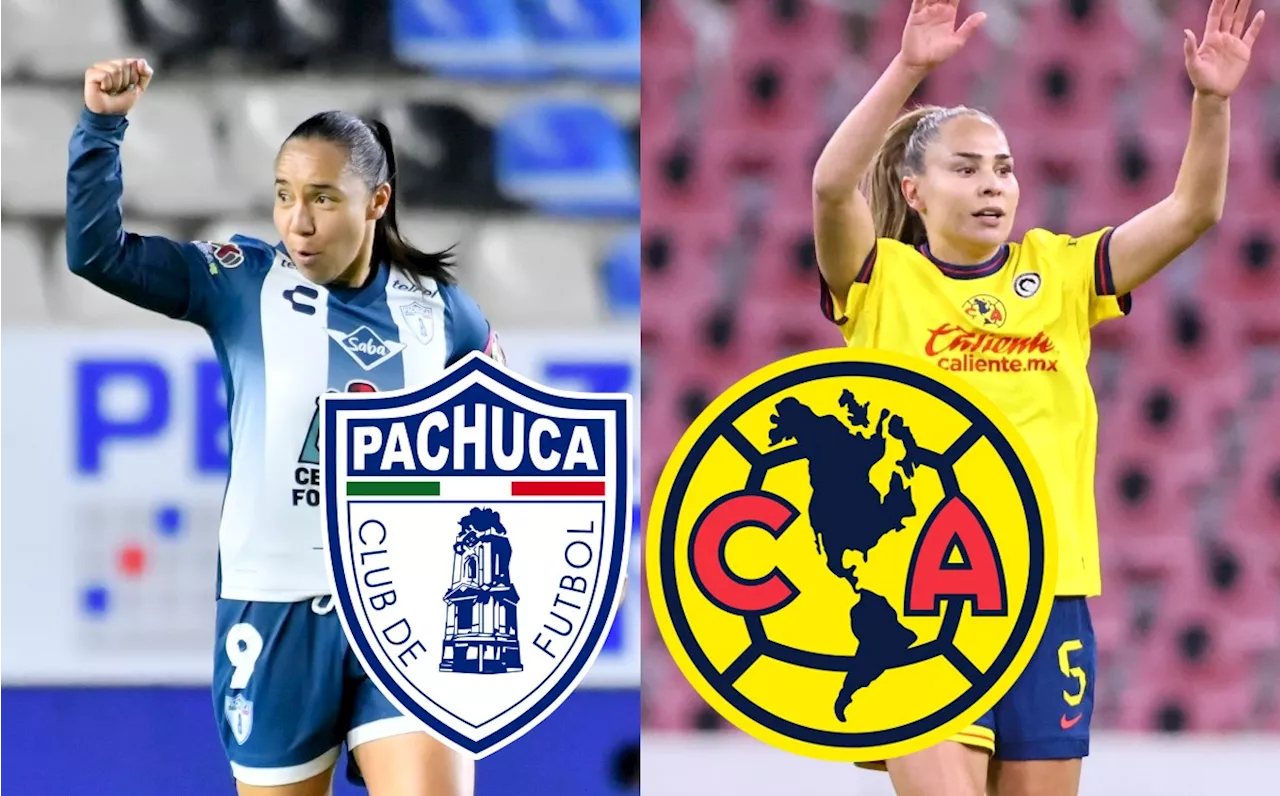 ¿A qué hora juega Pachuca vs América Femenil? Dónde VER partido de la Liga MX 2025