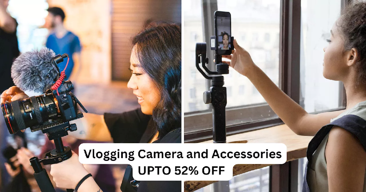 स्पेशल डील लाइव होने के बाद Vlogging Camera और एक्सेसरीज पर आई धमाकेदार छूट, अब हर पल को कैद करने का मिलेगा मौका