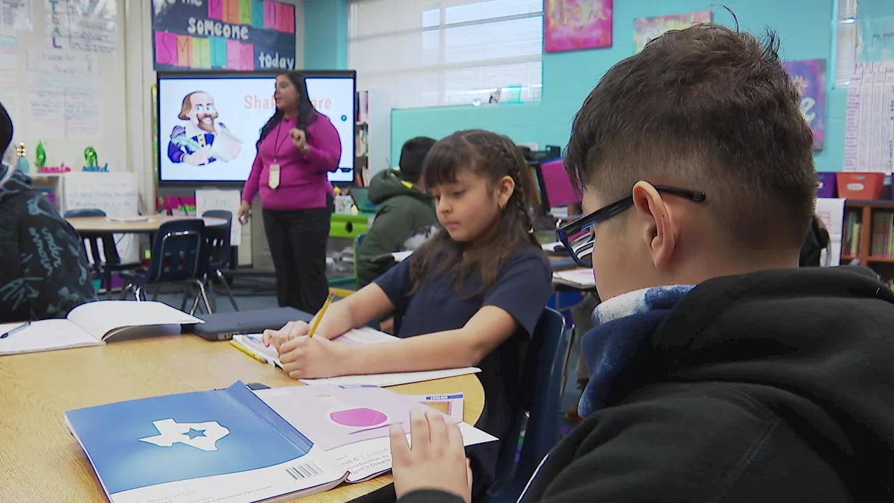 Fifth Graders at Fort Worth Elementary Dive into Shakespeare