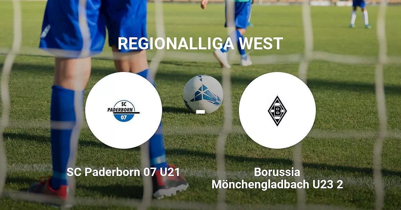 SC Paderborn 07 U21 - Borussia Mönchengladbach U23: 0:1