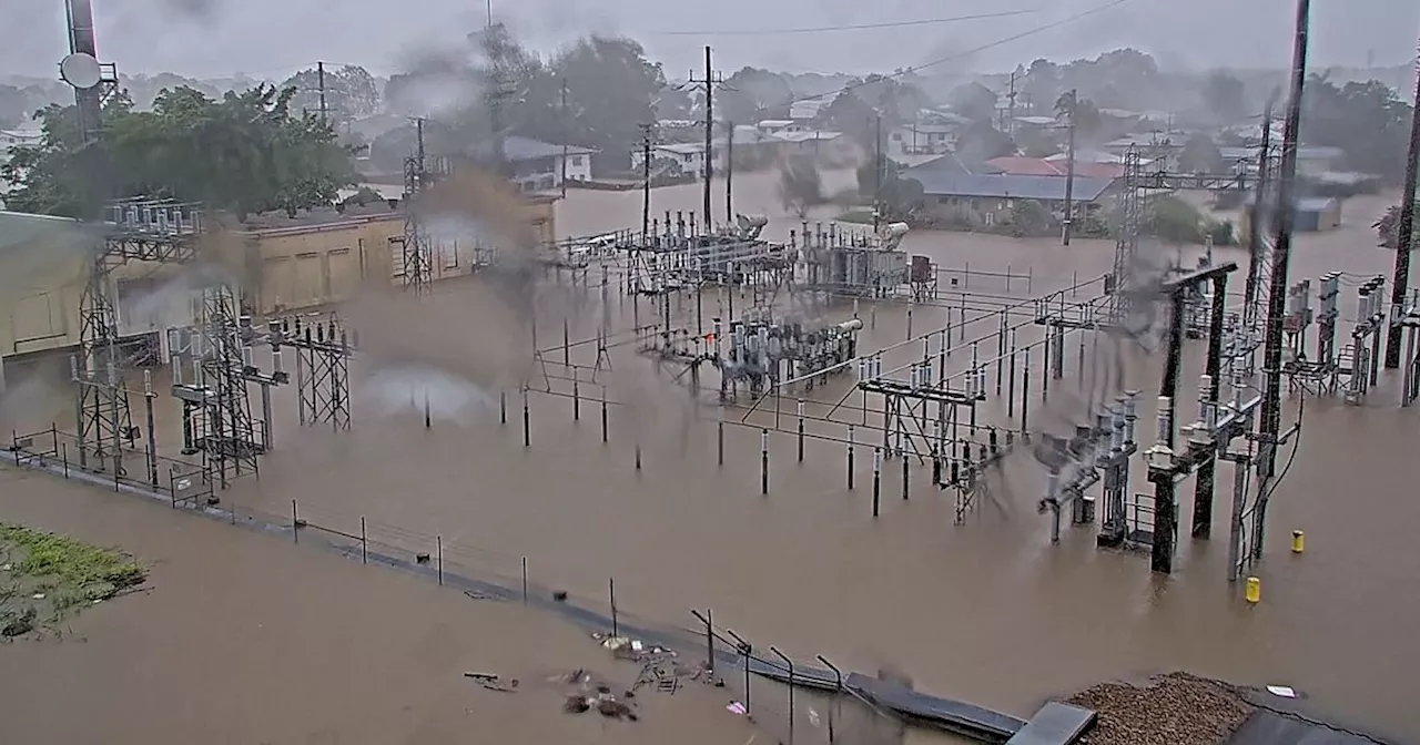 Starke Regenfälle und Überschwemmungen in Queensland, Australien