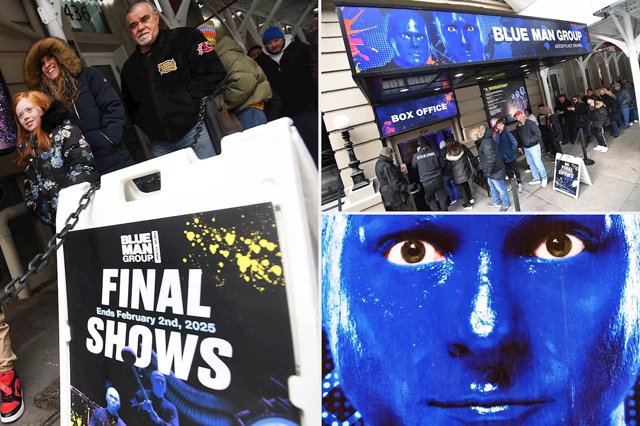 Blue Man Group Bids Farewell to New York Stage After 34 Years