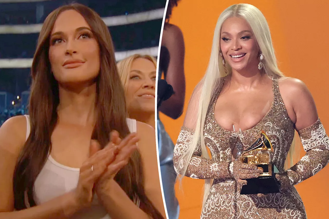 Kacey Musgraves' 'pissed' reaction to Beyoncé winning Best Country Album at Grammys 2025 goes viral