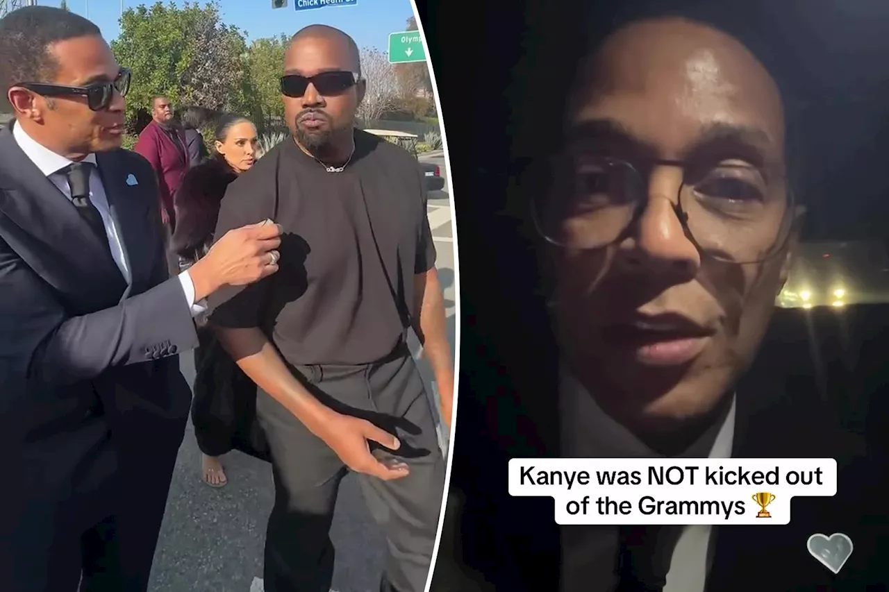 Kanye West claims Don Lemon 'started the rumor' that Bianca Censori was kicked out of Grammys 2025 for revealing look