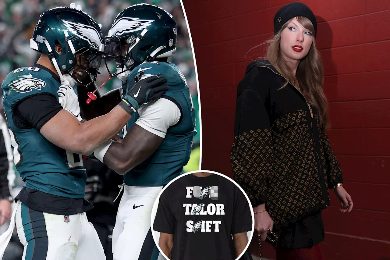 Philadelphia Eagles fans go after Taylor Swift with hateful shirt ahead of Super Bowl 2025