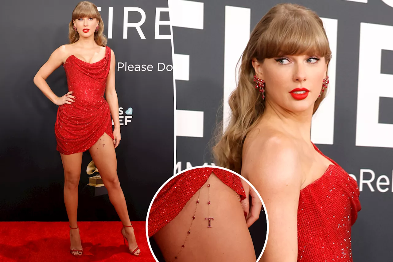 Taylor Swift's Ruby Accessories at the Grammys Spark Swiftie Speculation