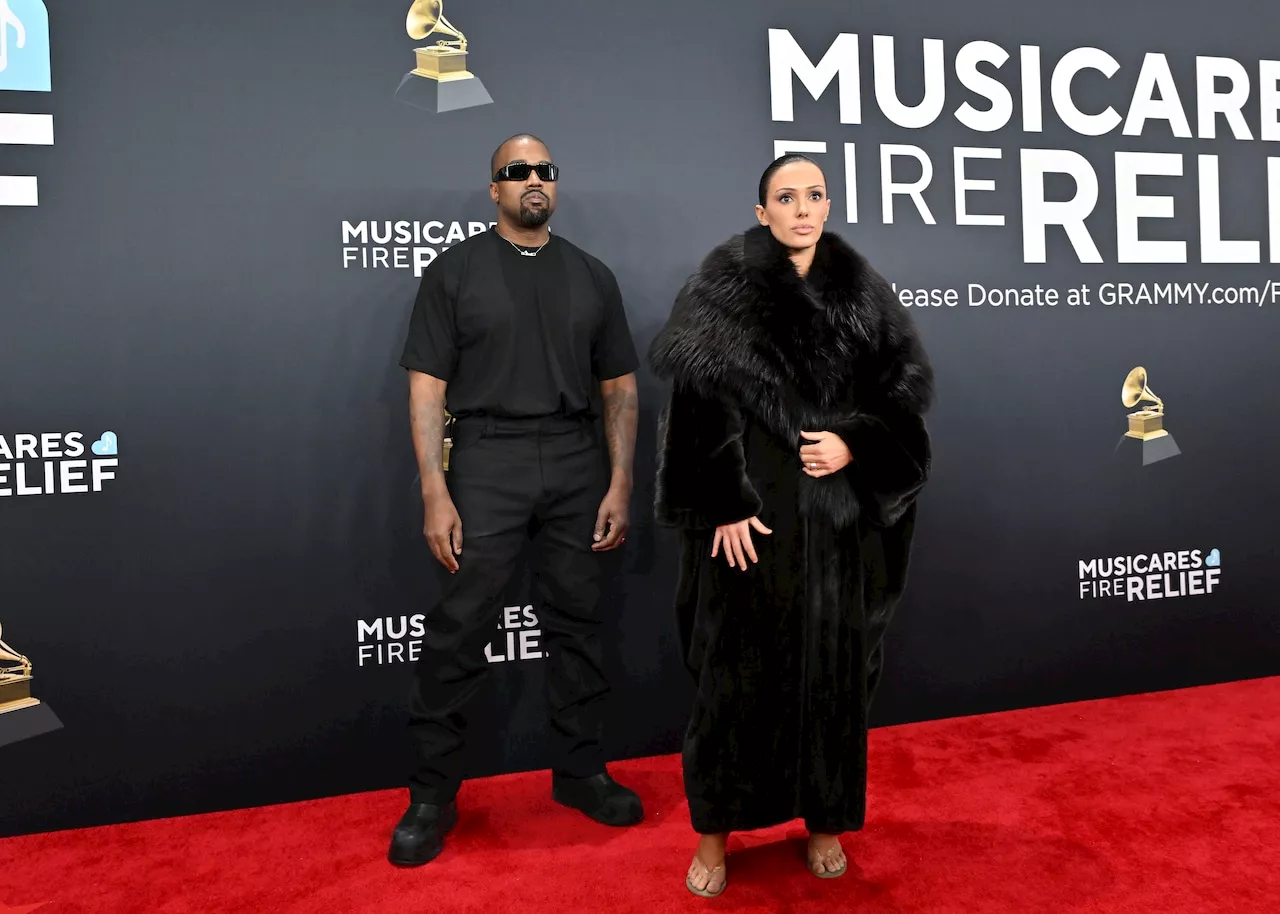 Kanye West and Bianca Censori's Sheer Dress Spark Controversy at the Grammys