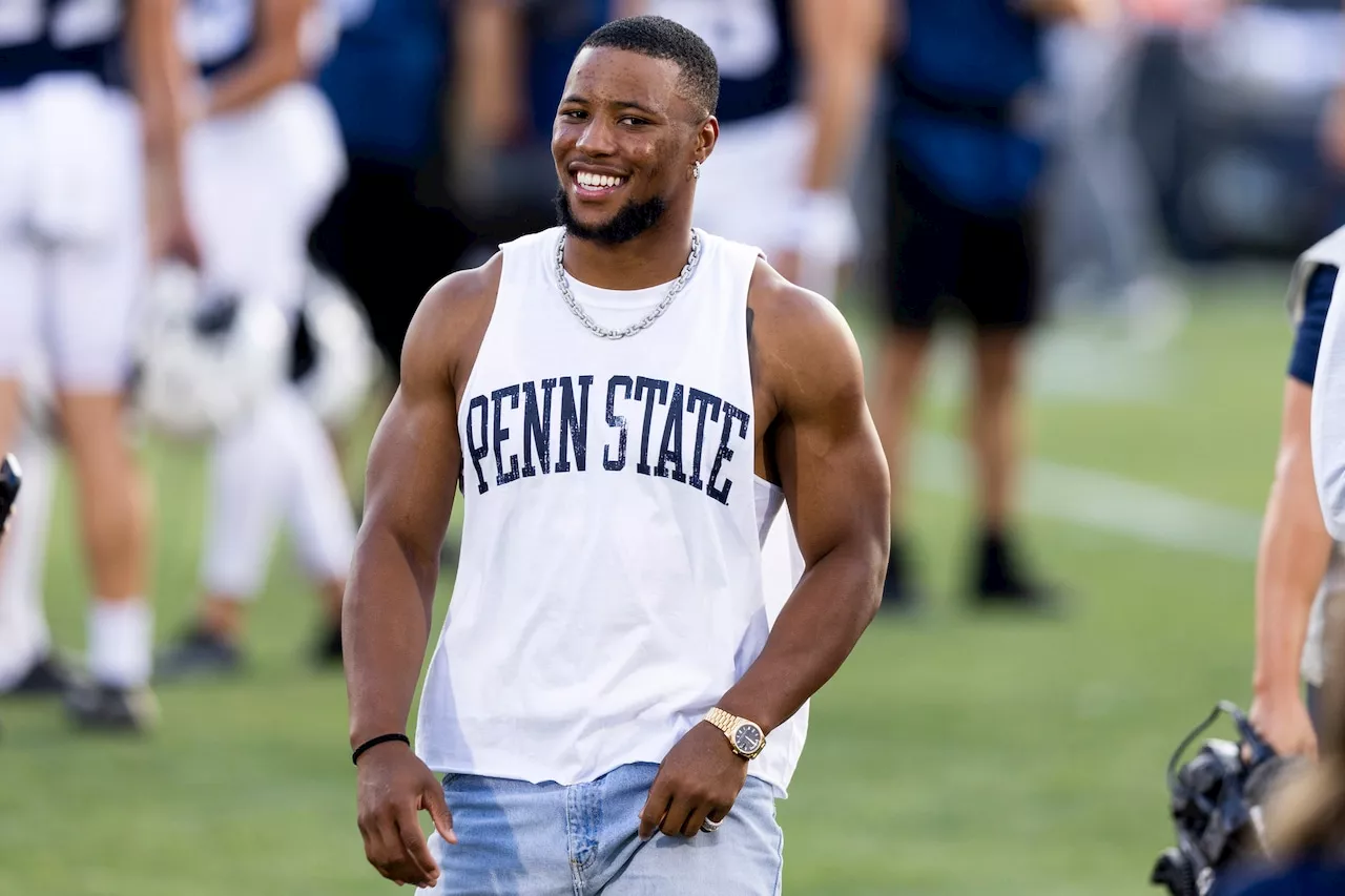 Saquon Barkley Credits Partner for Football Success Ahead of Super Bowl