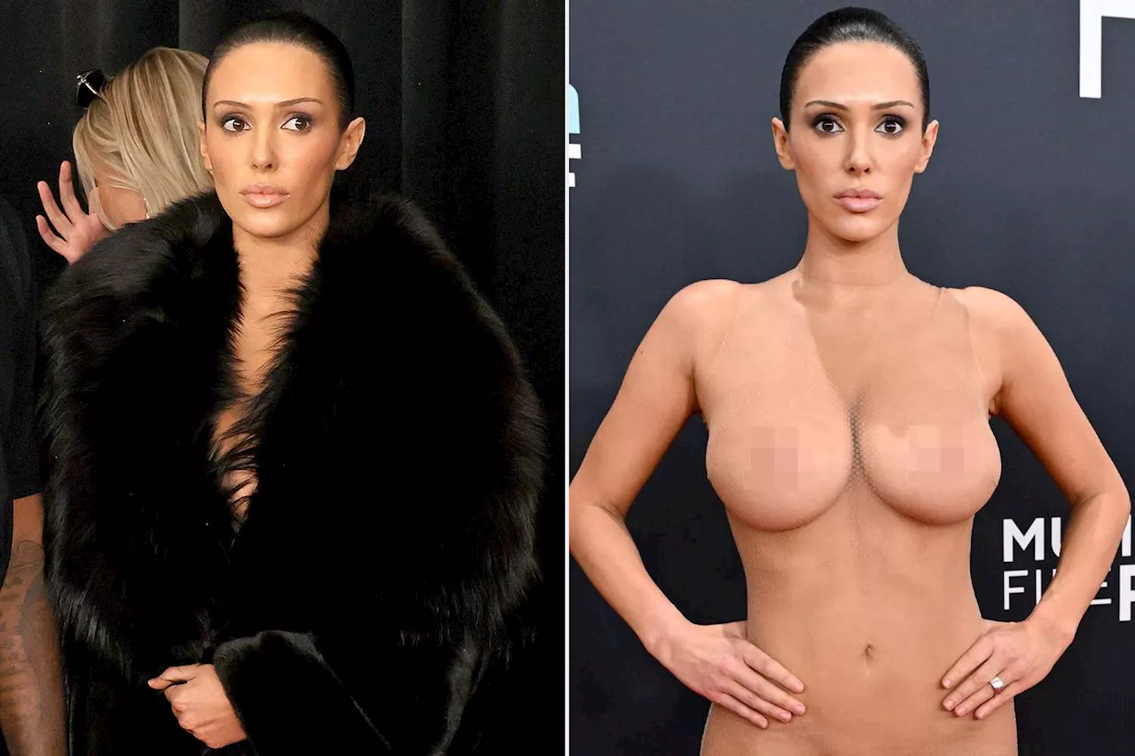 Bianca Censori Makes Daring Grammys Debut in Almost-Naked Dress