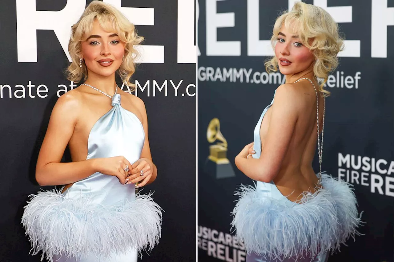 Sabrina Carpenter Decked Out Her Backless 2025 Grammys Dress with 80 Carats of Dazzling Diamonds